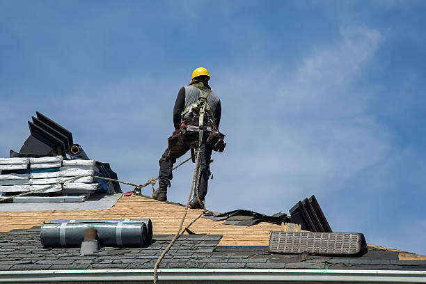 Professional Roof Replacement technician working in Coldwater, MI